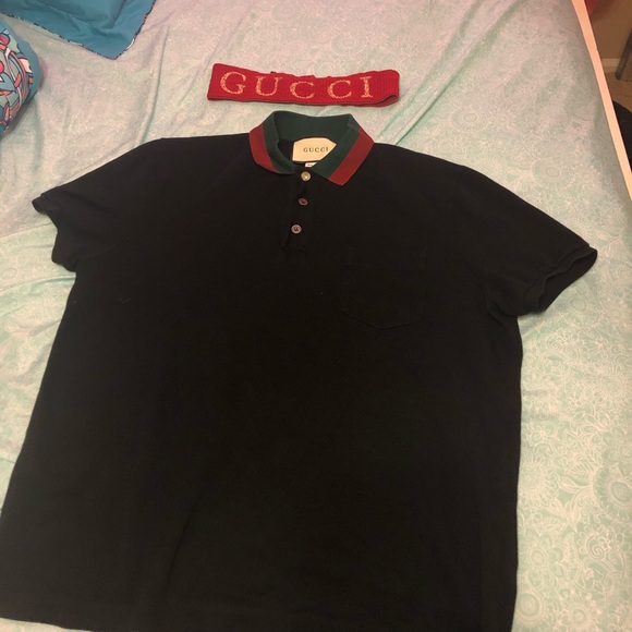 Authentic Gucci shirt and headband combo - Picture 1 of 2